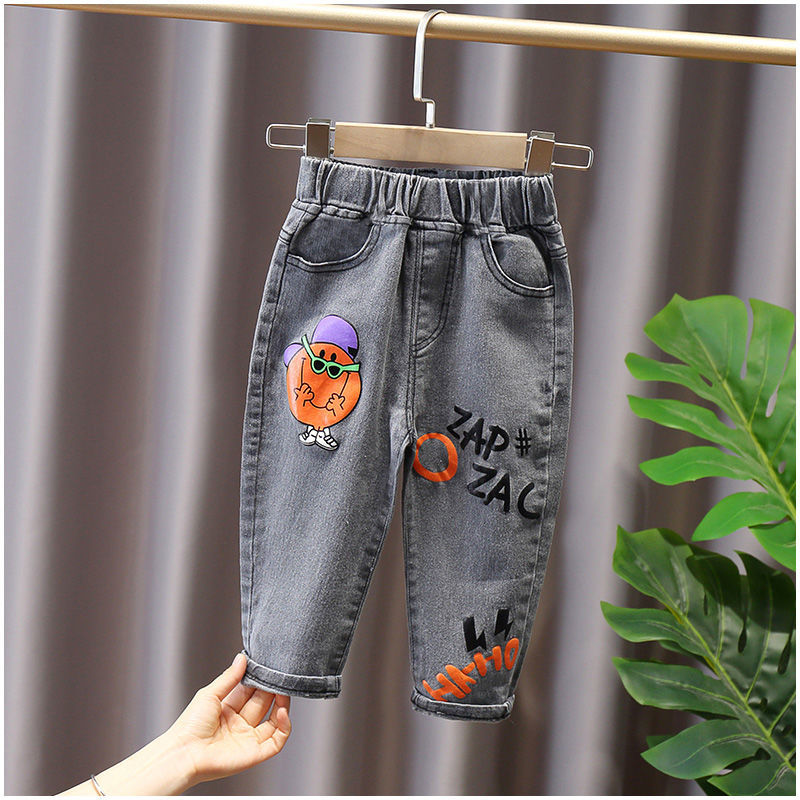Spring and autumn children's jeans boys' Pants Boys' trousers girls' casual pants children's trousers 2020 NEW