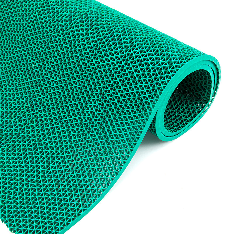 Antiskid mat bathroom toilet kitchen antiskid mat large area / hollow mesh mat PVC plastic carpet
