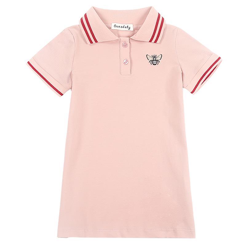 Girls' dress summer dress 2021 new net red foreign style children's summer big girl Polo little girl princess skirt