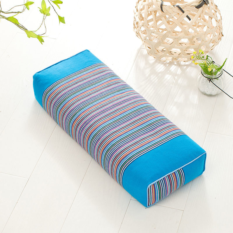 Pure cotton coarse cloth buckwheat pillow cervical special pillow core student adult health care repair neck pillow