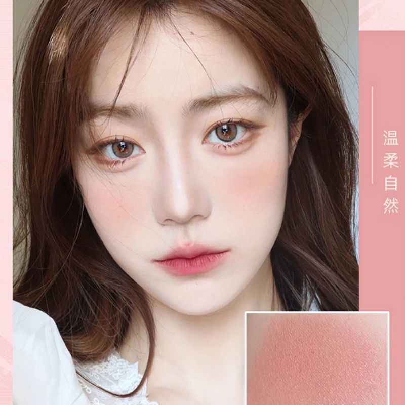 Blush red makeup authentic nude make-up natural color, autumn winter new color rouge, purple orange, lasting female multicolor integrated disk