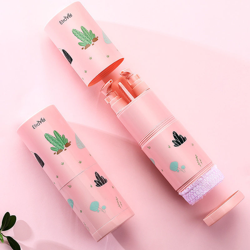 Travel Wash Cup sub bottling set portable travel wash care products toothbrush toothpaste storage wash bag