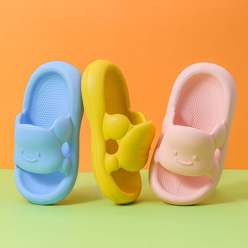 Children's slippers summer baby antiskid boys and girls cartoon bathroom beach indoor children's soft bottom sandals