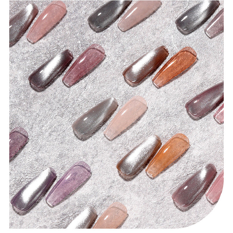 Manicure, cat eye nail, 2020 new moon stone ice cream, universal smoothie, wide cat eye nail polish, nail polish.