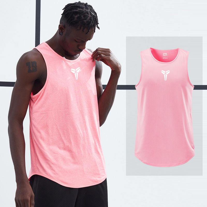 Sports vest men's Sports Top Kobe printed basketball vest loose sports breathable quick drying jacket