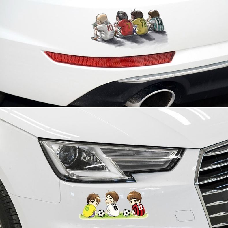 Car stickers cover scratches body front bumper decoration funny creative personality cute cartoon scratch stickers