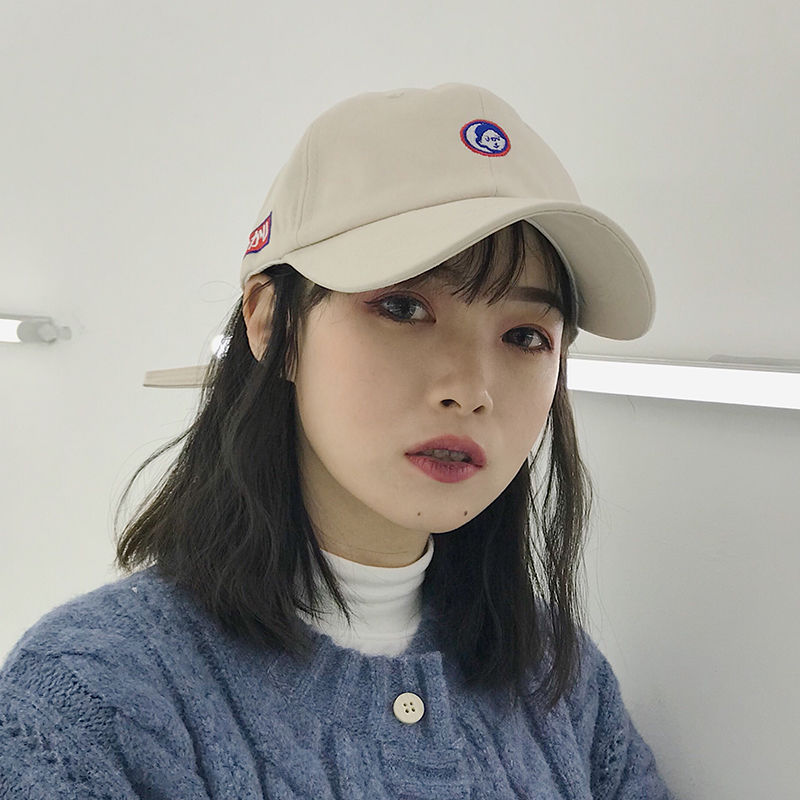 Cap children Korean student cap round face baseball cap summer trend sunscreen hat cover face spring and autumn man