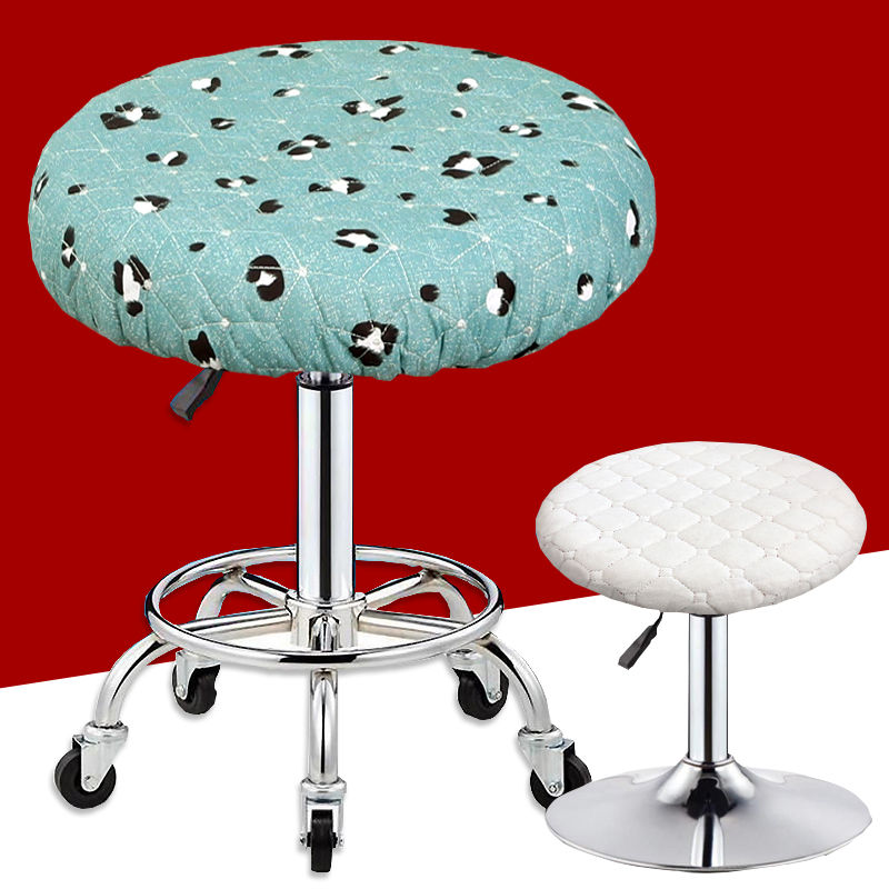 Large round stool cover beauty stool cover round stool cover Plush round stool cushion round chair cover cushion round chair cover
