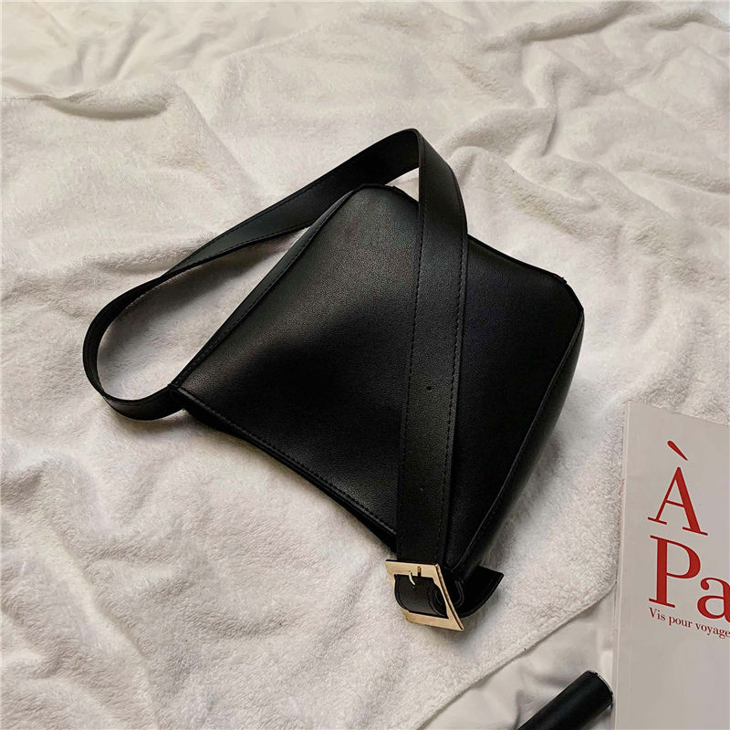 Bag large capacity single shoulder bag leisure bucket bag women's bag new fashion messenger bag Versatile Single Shoulder Bag