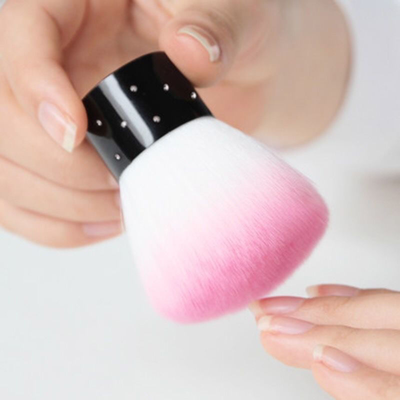 Manicure tool cleaning big head soft hair brush wool dust brush dust brush beginner nail soft round head brush