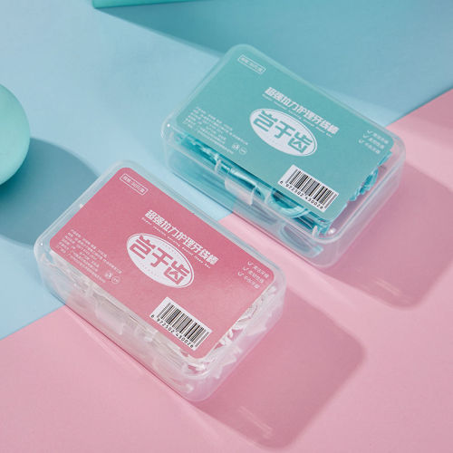 How to pack dental floss stick in family? Super fine dental floss pick out arch box is affordable and can be carried in independent packaging