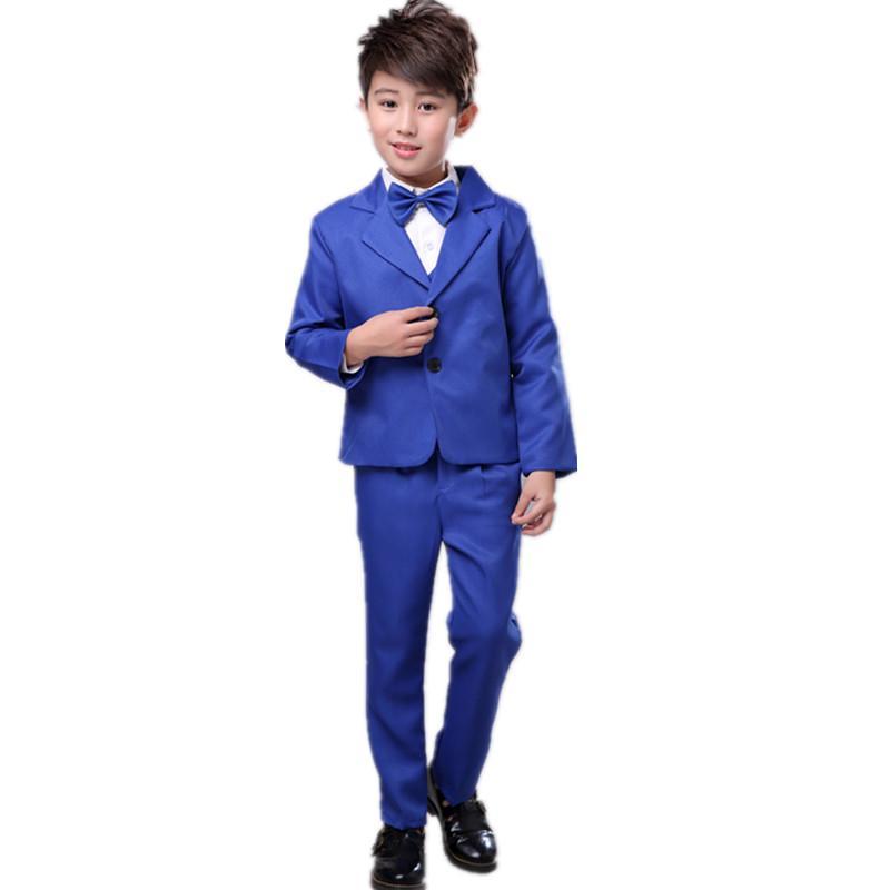 Children's suit, boys' dress, handsome piano, autumn and winter performance