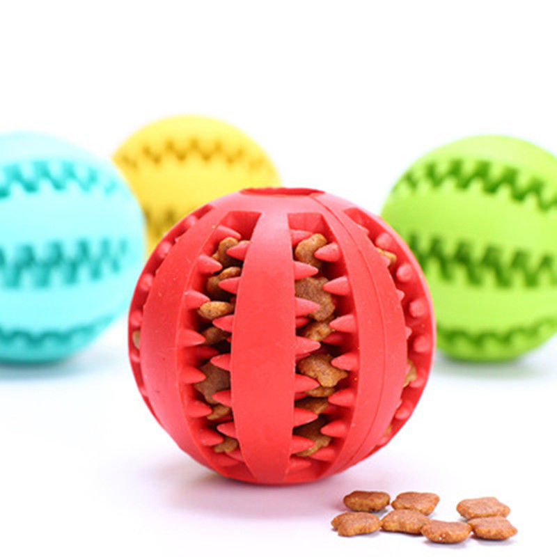 Dog toy chewable rubber ball teddy bear border herding golden hair cleaning molars toy ball chewable ball pet products