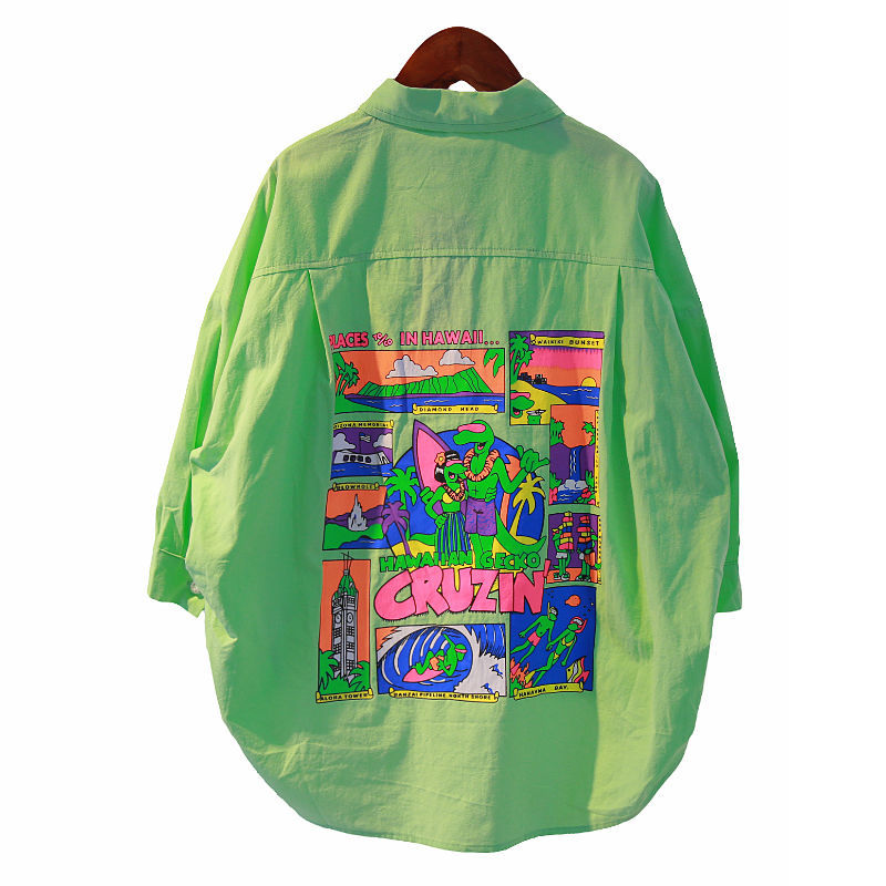 Children's spring new children's long sleeve shirt men's and women's loose shirt middle and big children's Korean jacket