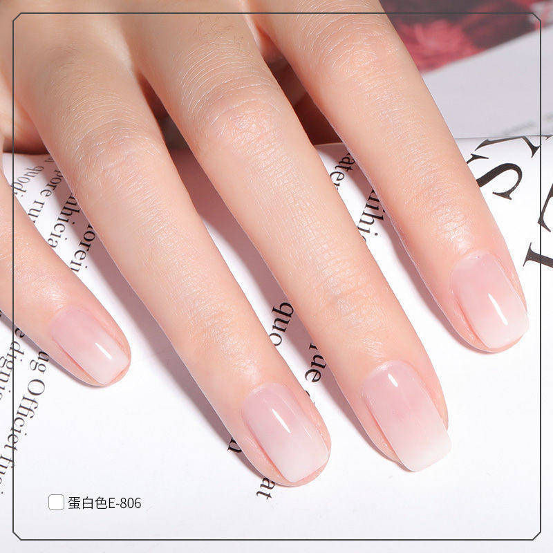 The new jelly transparent powder of 2021 is specially used by the white health manicure shop