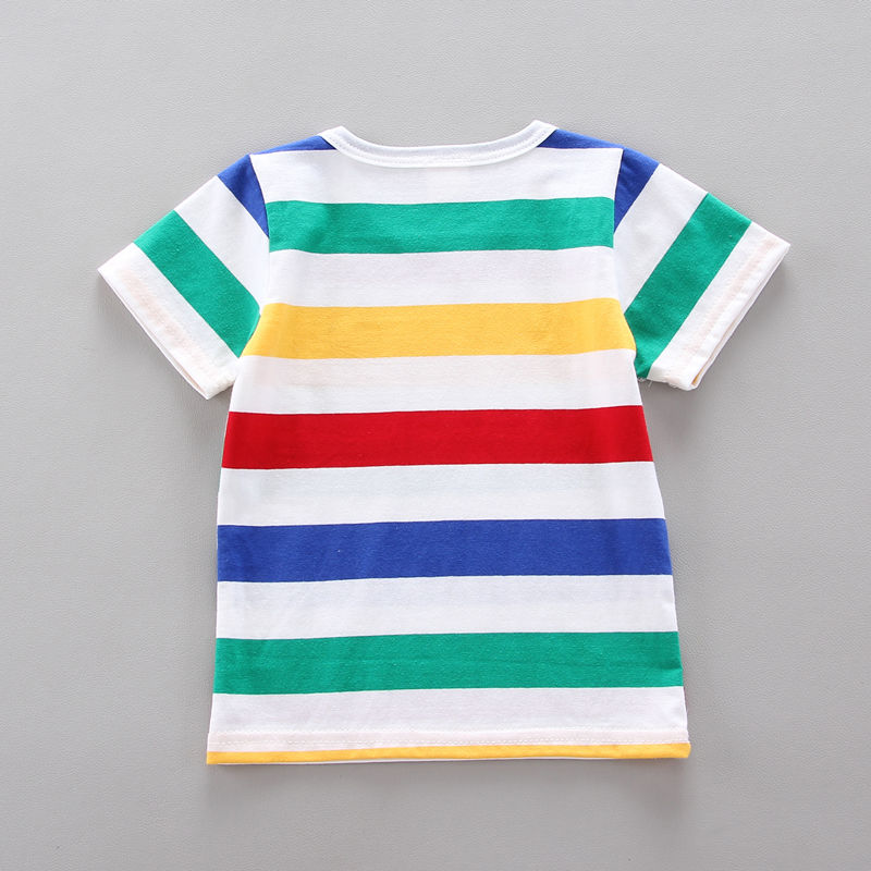 Children's clothing men's and women's pure cotton trousers set summer new summer clothes children's two piece suit