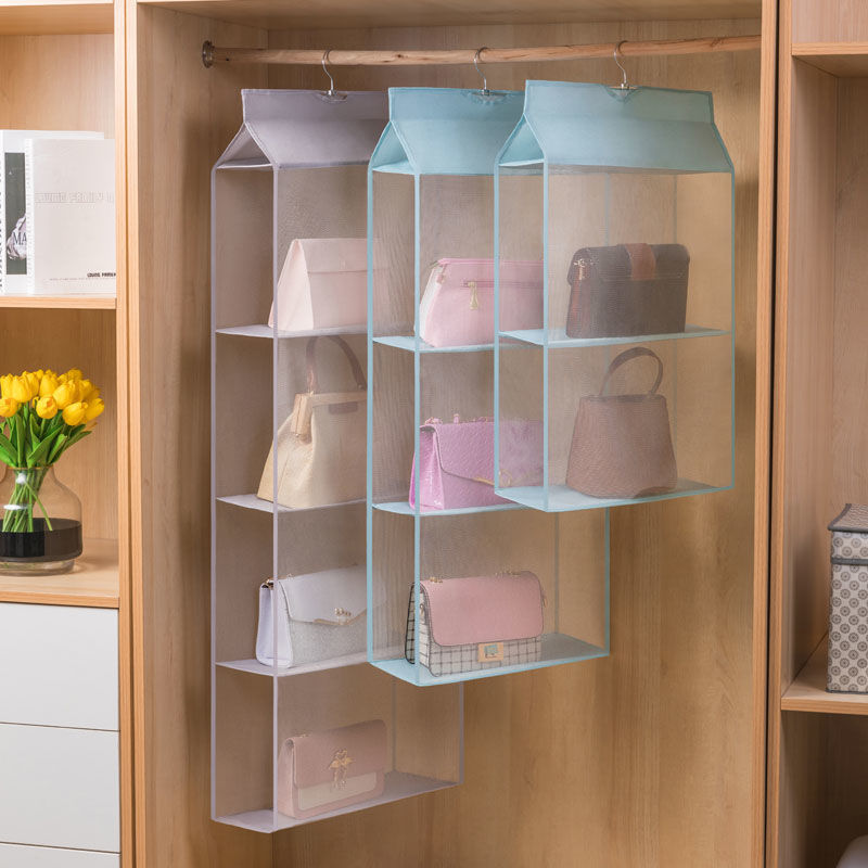 Multifunctional bag storage bag clothing kitchen hanging storage bag women's bag sorting bag storage artifact wardrobe bag hanging bag