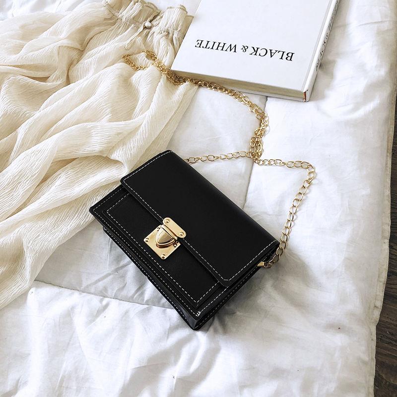 Advanced feeling bag straddle bag foreign style bag Korean female student chain small square bag 2020 new cross bag
