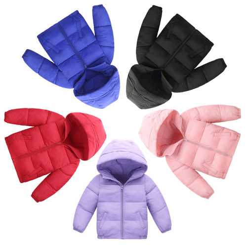 Children's cotton padded clothes new winter warm coat baby winter clothes boys and girls cotton clothes children's short cotton padded jacket