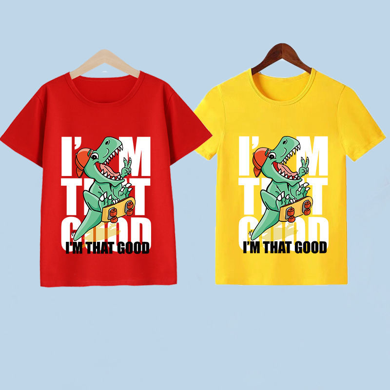 Children's Short Sleeve T-Shirt NEW Boys' children's short sleeve T-shirt middle school boys' short sleeve baby's summer shirt cotton