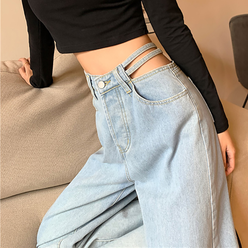 New cut-out jeans in spring and summer