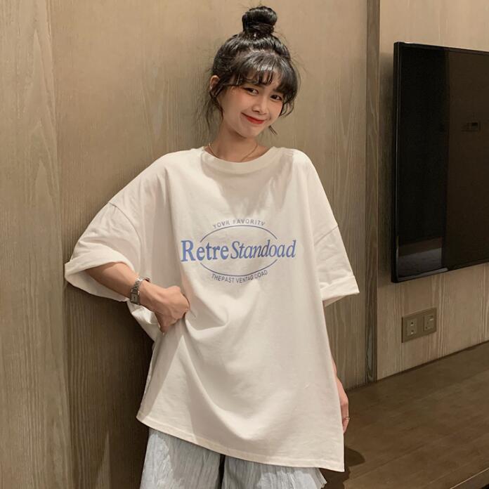 2021 women's new summer short sleeve T-shirt Korean cotton loose short sleeve T-shirt