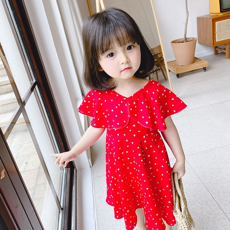 Girl's dress new baby long skirt Chiffon beach skirt girl's Princess Dress summer dress