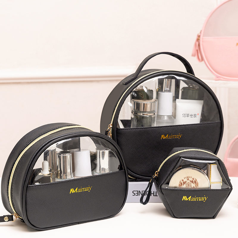Net red cosmetic bag large capacity portable travel transparent waterproof washing bag cosmetic storage bag