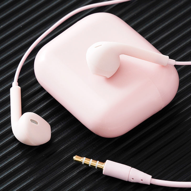 In ear subwoofer headphones wired high color Huawei Apple oppo Xiaomi vivo general student anti noise