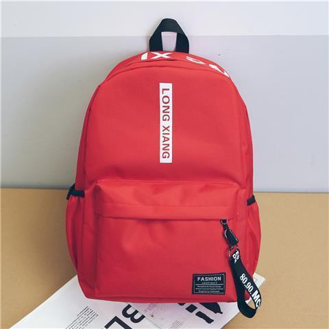 Large capacity Korean campus Canvas Backpack schoolbag men's fashion trend junior high school students Backpack