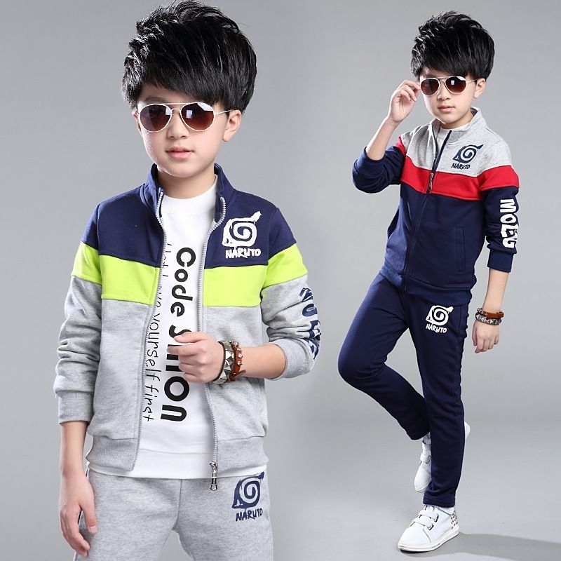 Autumn and winter 2020 new children's wear boy's suit autumn winter suit long sleeve two piece suit