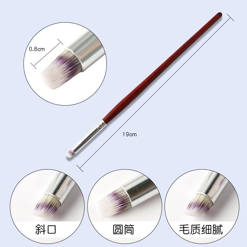 Manicure mahogany rod halo dye pen manicure gradual change halo dye pen stamp pen transitional pen nail varnish phototherapy glue