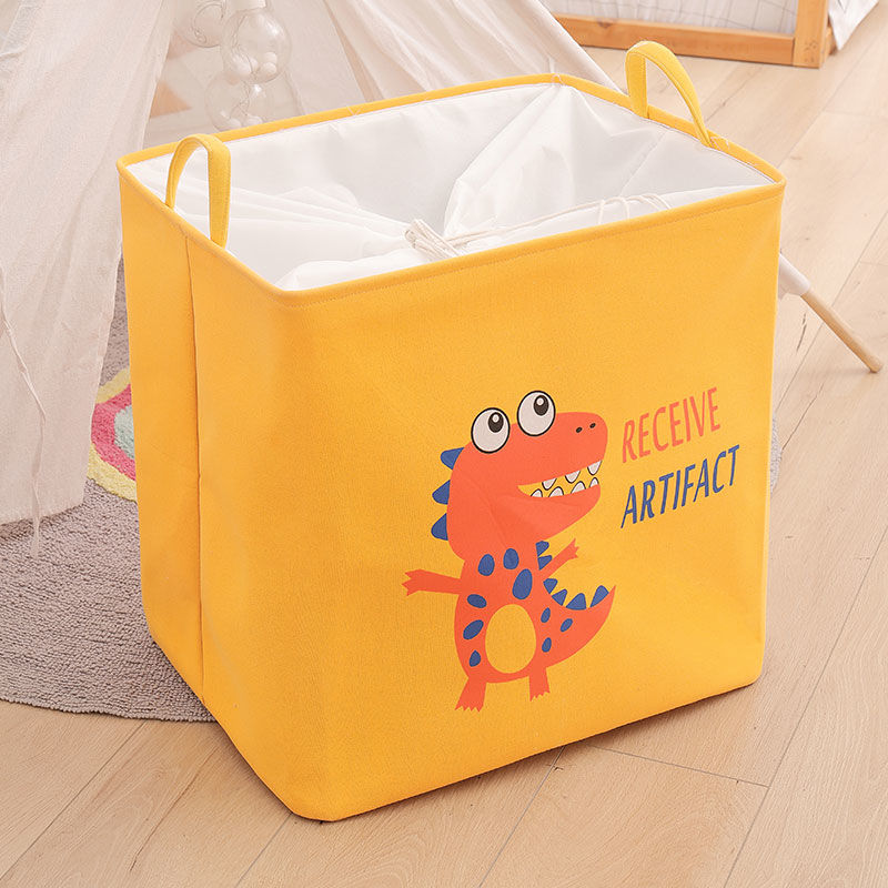 Toy storage box basket cloth art children's storage box baby dirty clothes basket large bag basket cartoon storage artifact