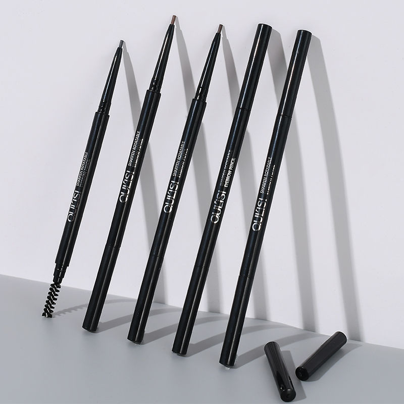 Very thin eyebrow pencil anti sweat lasting, not easy to decolorize, khaki waterproof eyebrow pencil thin head beginner's set simulation eyebrow pencil