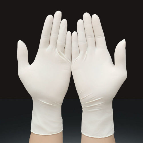 Class a high elastic disposable gloves latex 9 inch white powder free rubber household food medical beauty protective gloves