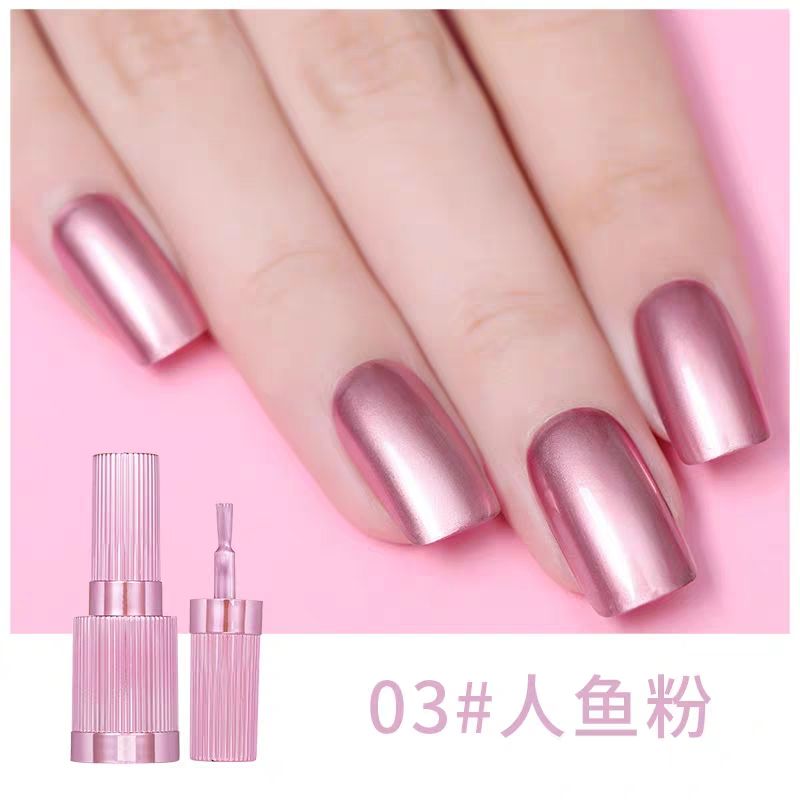 Net red baking mirror, titanium, gold, nail polish, metallic silver champagne, golden rose, golden fish meal, and durable.