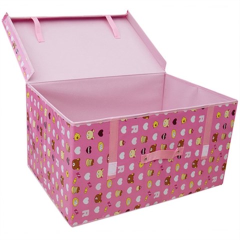 Large covered waterproof folding clothes storage box cotton quilt super large finishing box induction box storage box