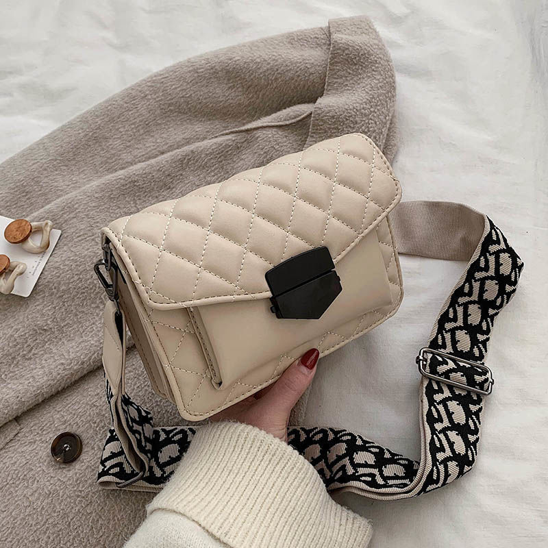 French niche bag women's 2021 new ins net red broadband small square bag with versatile fashion one shoulder bag