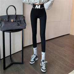 New grey thread Leggings for women in spring