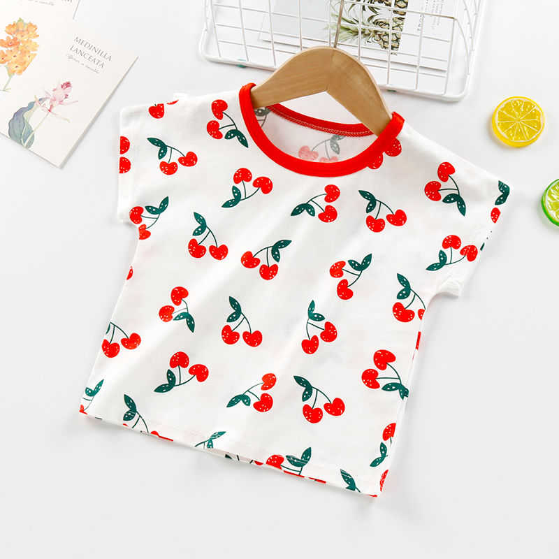 Children's Cotton Short Sleeve T-Shirt 2020 new summer wear for boys and girls