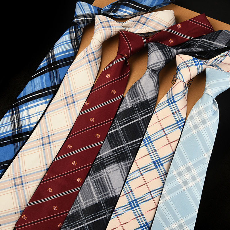 Japanese DK tie men's JK uniform Plaid Shirt school uniform women's College style Korean retro fashion