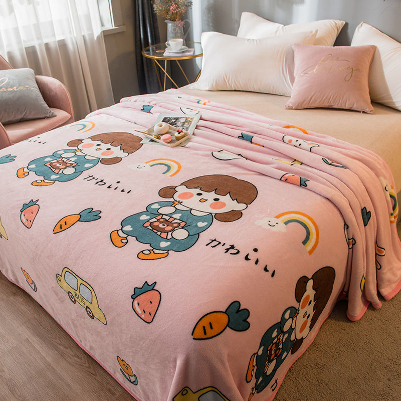 Southern life blanket blanket blanket summer quilt coral fleece blanket bed sheet single nap blanket air conditioning blanket Blanket Quilt