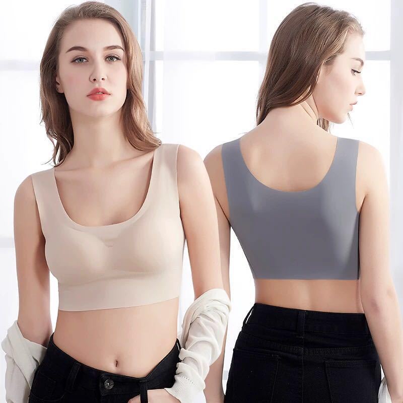 Thin sports underwear suit women's bra gathered no steel ring shockproof bra no trace running Yoga waistcoat
