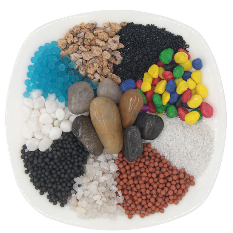 Fish tank bottom sand landscape sand stone natural bottom sand aquarium decoration White Sand Cobble ceramsite sand pebble