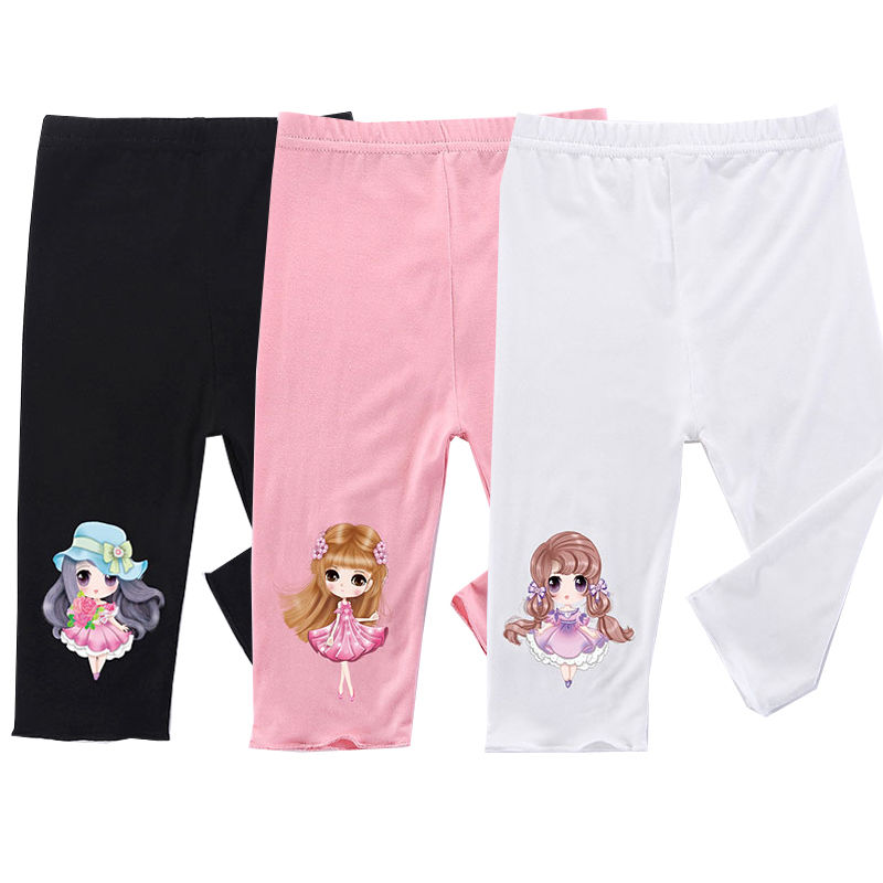 Modal girls' Capris thin girls' Capris girls' pants children's Capris
