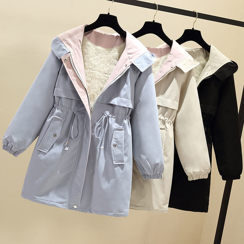 Big size women's clothes, fat girl's coat, fashionable women's clothes