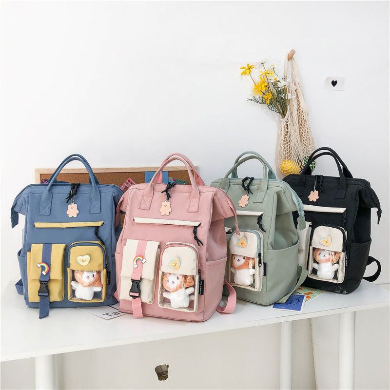 High capacity schoolbag for girls and middle school students