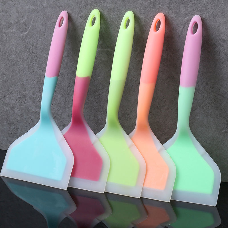 Pancake silicone shovel high temperature resistant non stick pan special shovel does not damage the pan baking scraper kitchen household cooking spatula