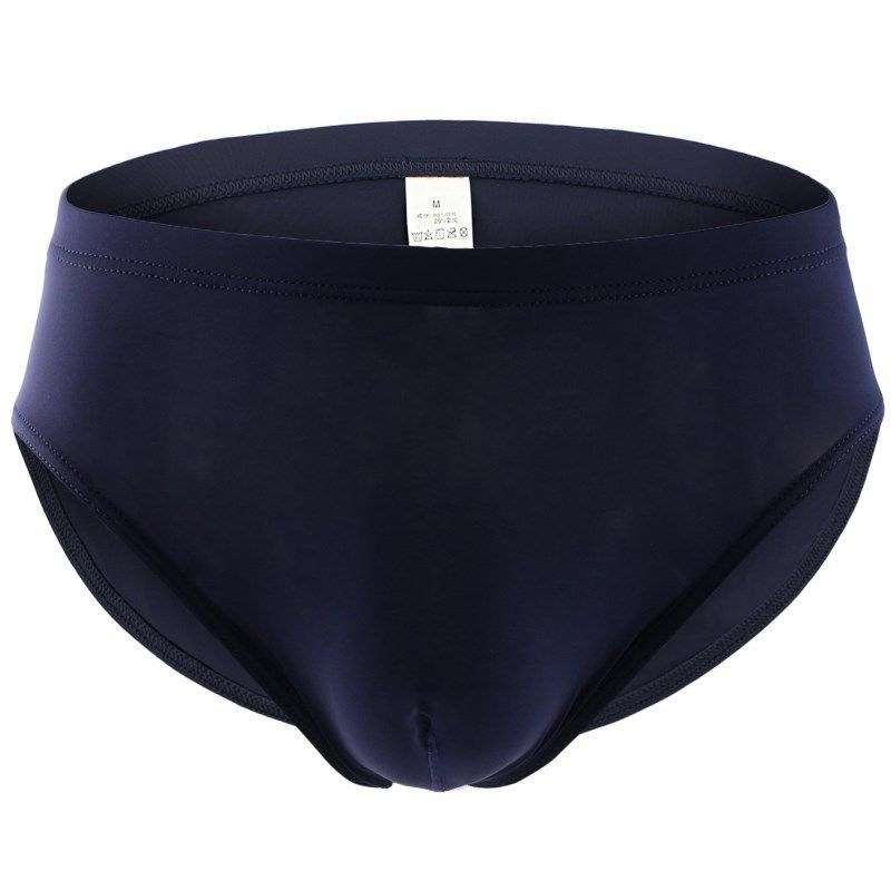 Factory direct sales men's ice silk underwear triangle underwear thin men's underwear high elastic slim breathable men's pants