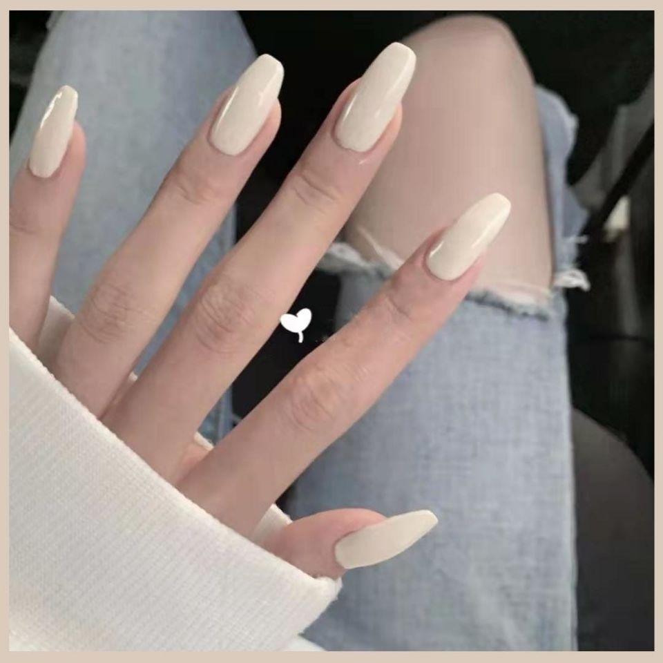 Tiktok nail polish new popular color vibrant net red, white, yellow, apricot, naked, phototherapy glue.